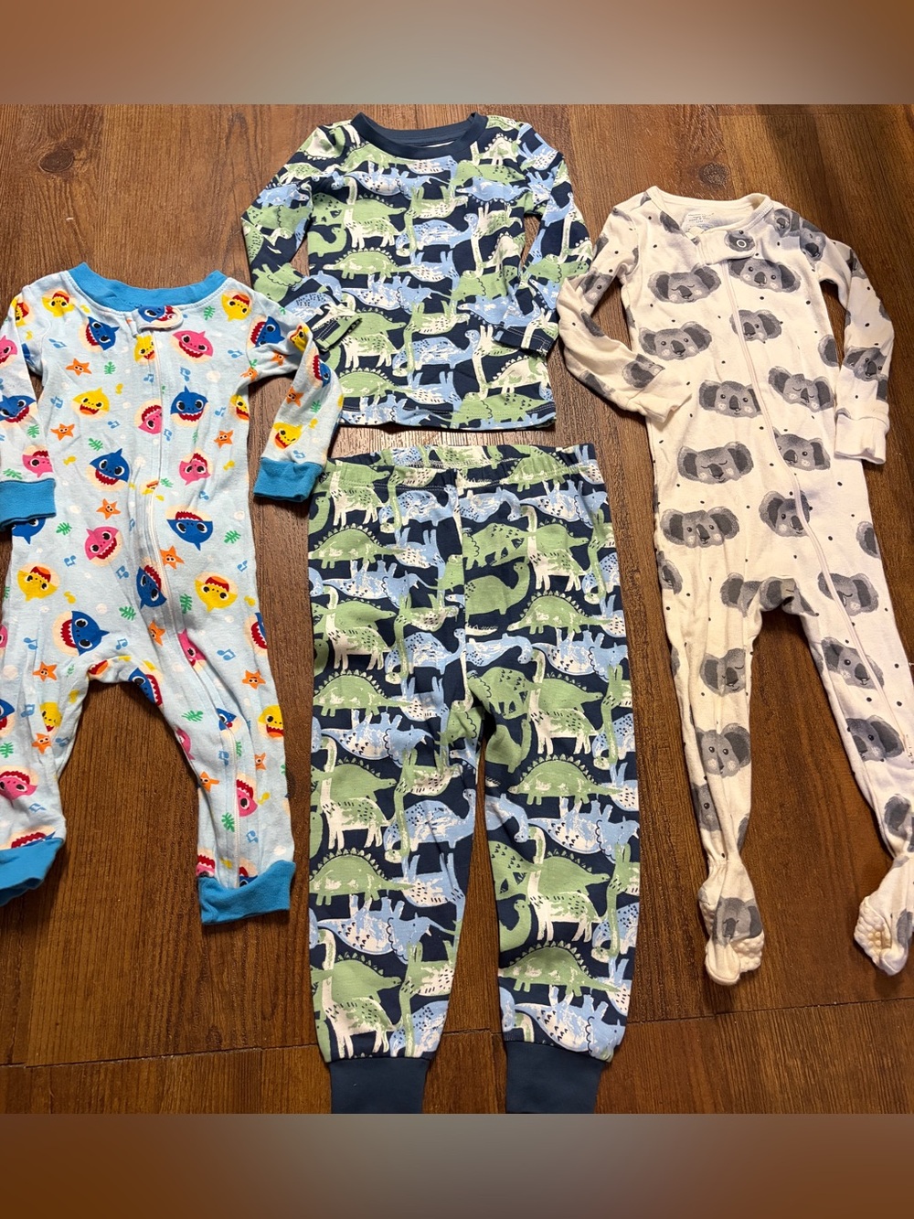 Three Pajama Sets